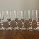 6 antique flutes from the late 19th century – Val Saint Lambert - Herbatte