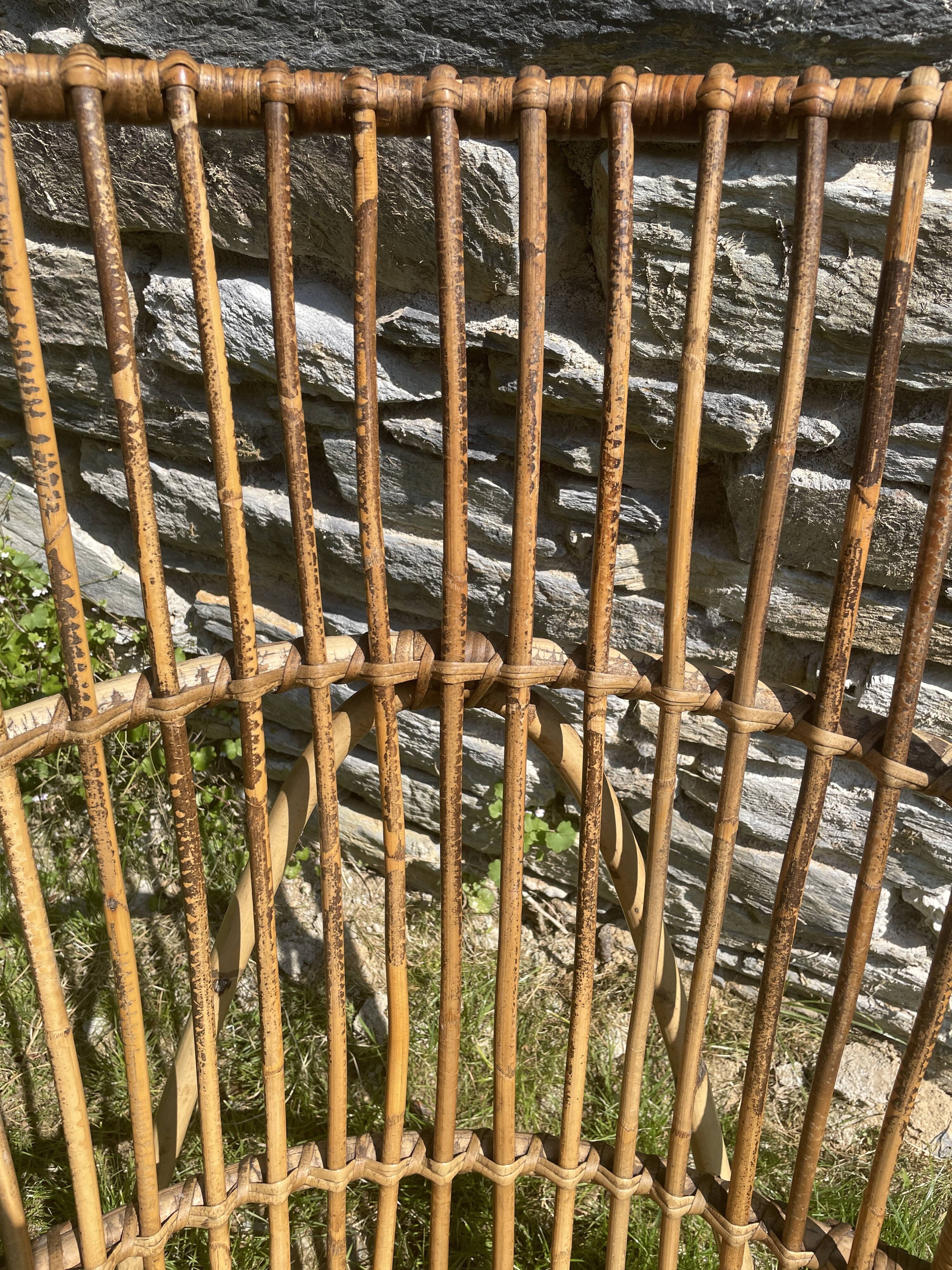 Adult rattan armchair