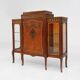 Louis Xvi Display Cabinet in Marquetry with Light, France, 1850s