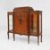 Louis Xvi Display Cabinet in Marquetry with Light, France, 1850s
