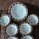 Bowl set and 6 cups England
