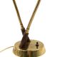 Mid-century modern two lights lamp, France circa 1960
