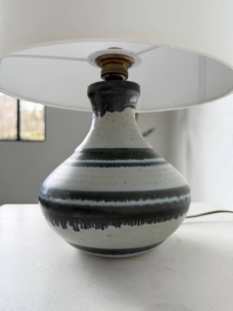 Vallauris ceramic table lamp from the 60s