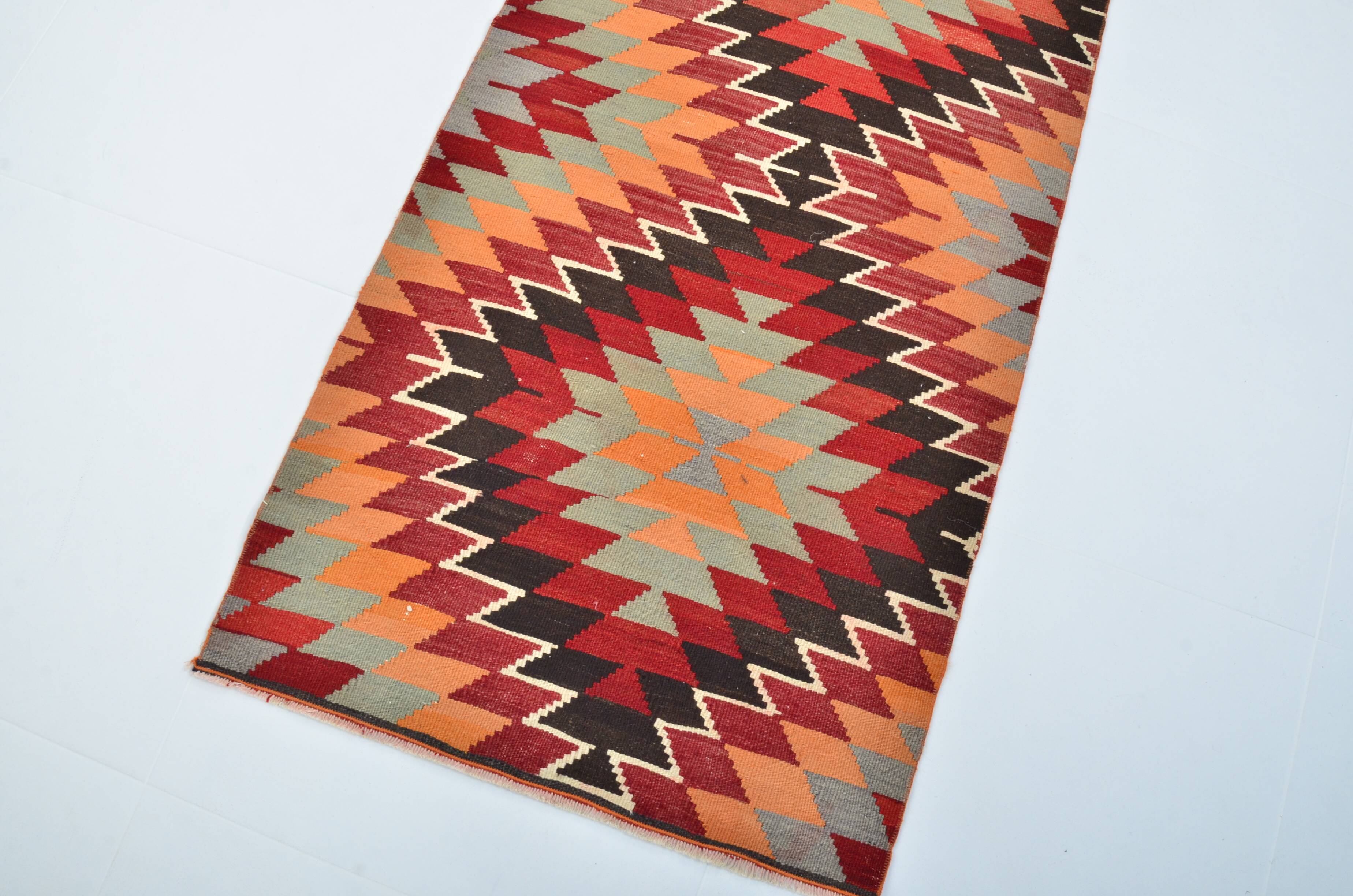 Geometric Anatolian Decorative Kilim Rug sku 3405
