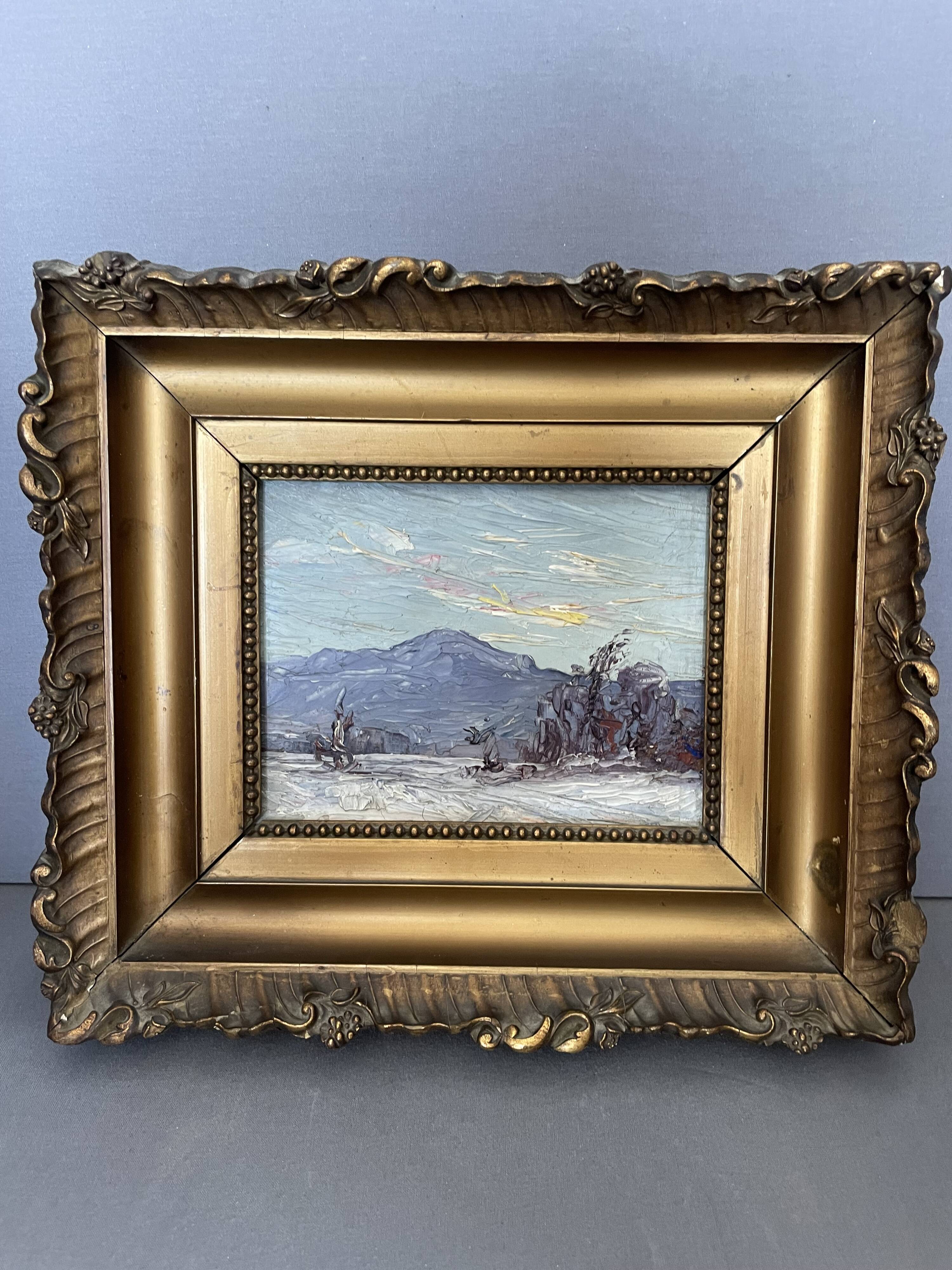 Painting signed Albertin 1867-1933