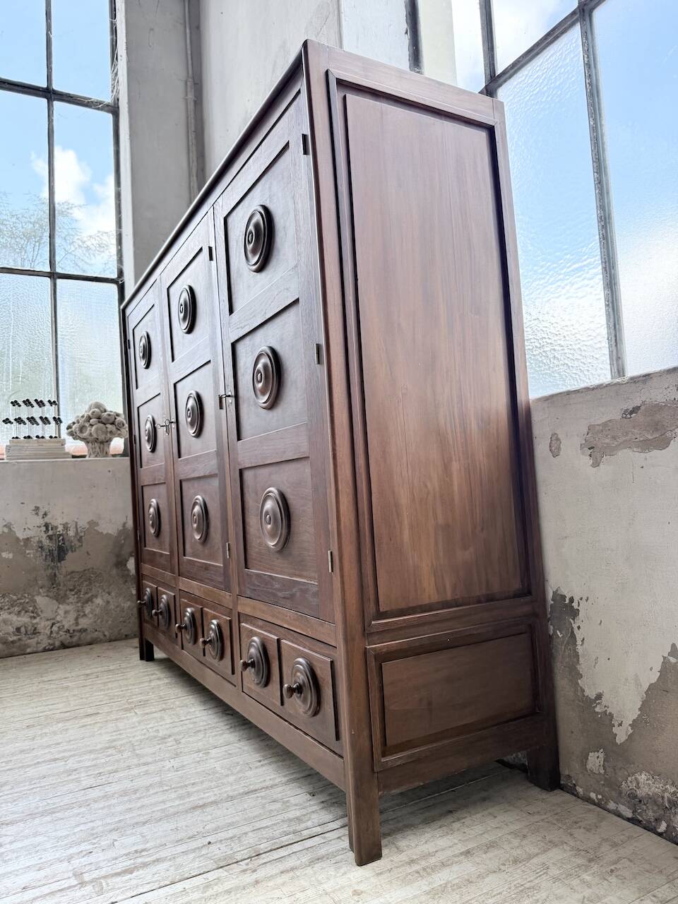 Oak wardrobe "Basque" Dudouyt
