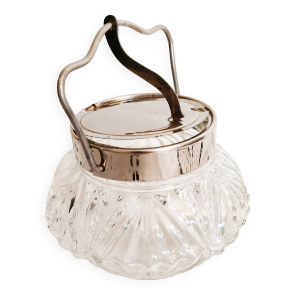 Sucrier , confiturier en verre