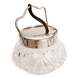 Sugar bowl, glass jam maker
