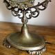 Brass table mirror psyche