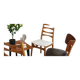 Paire de chaises en teck scandinave 1960 Danemark