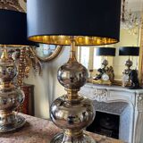 Pair of ceramic lamps from the 1970s - 20th century