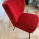Armchair red cocktail 50s-60s