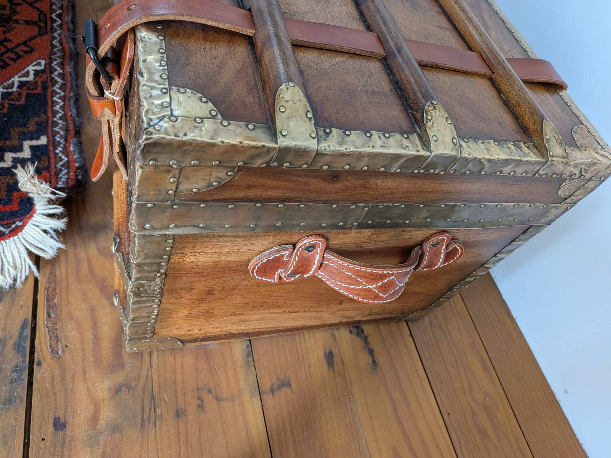Lot de 2 malles de voyage en camphrier, fin XIXème