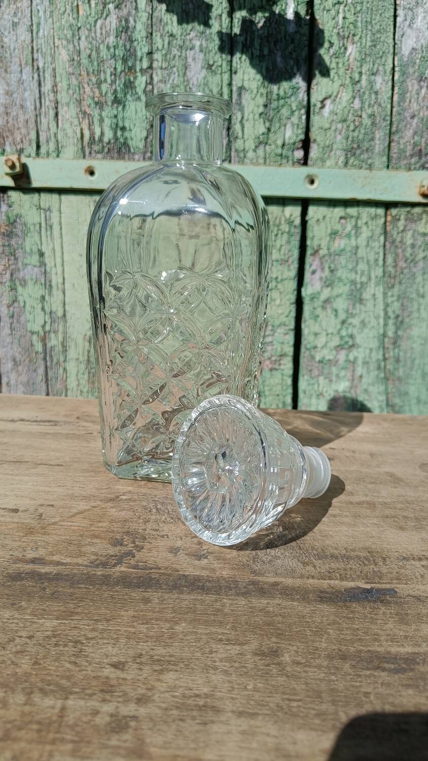 Vintage glass carafe