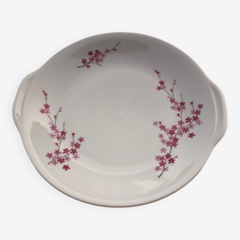 Pink forget-me-not serving dish