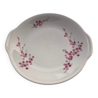 Pink forget-me-not serving dish