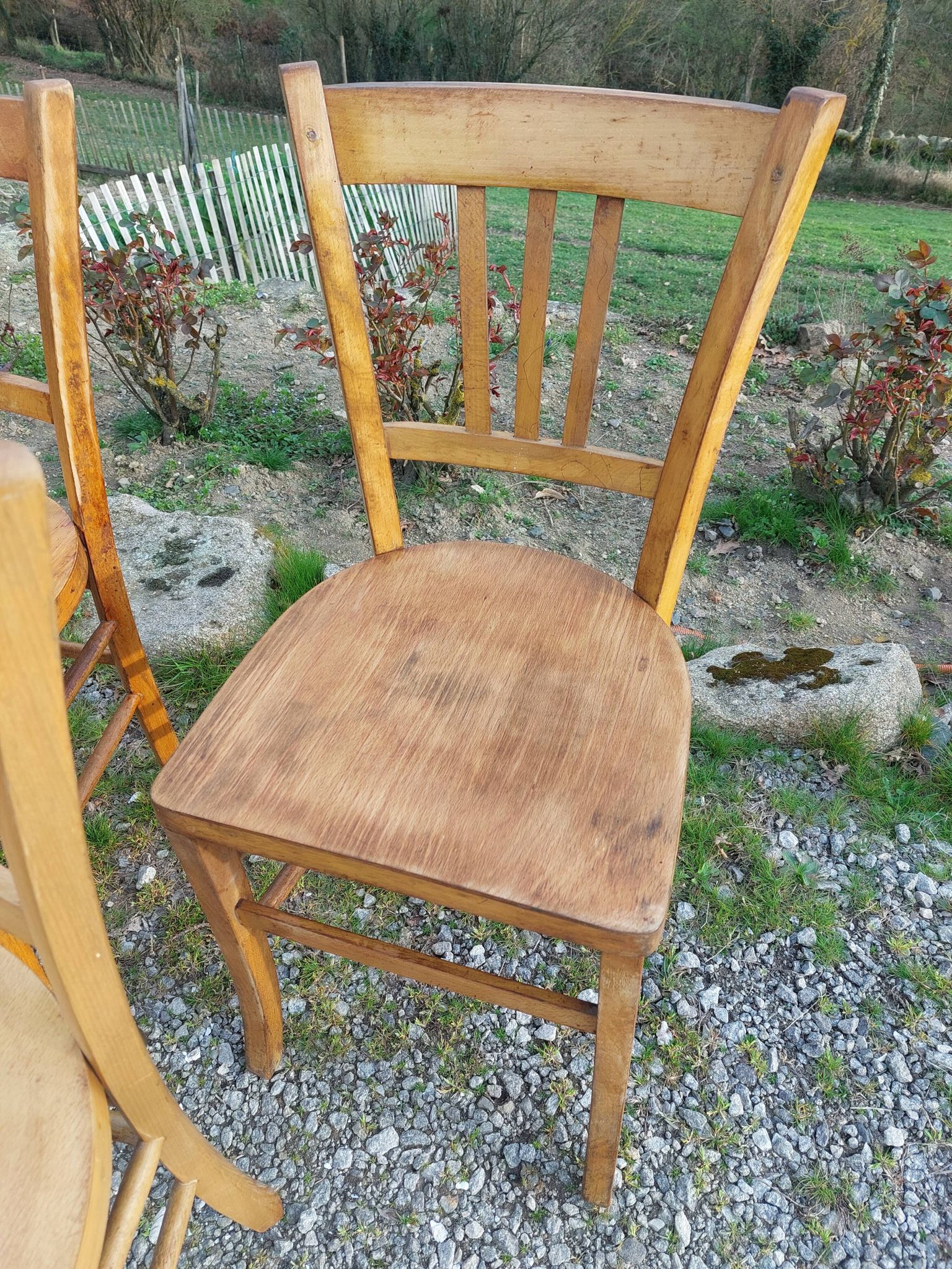 5 bistro chairs, brand Luterma France
