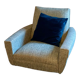 Vintage swivel cube armchair