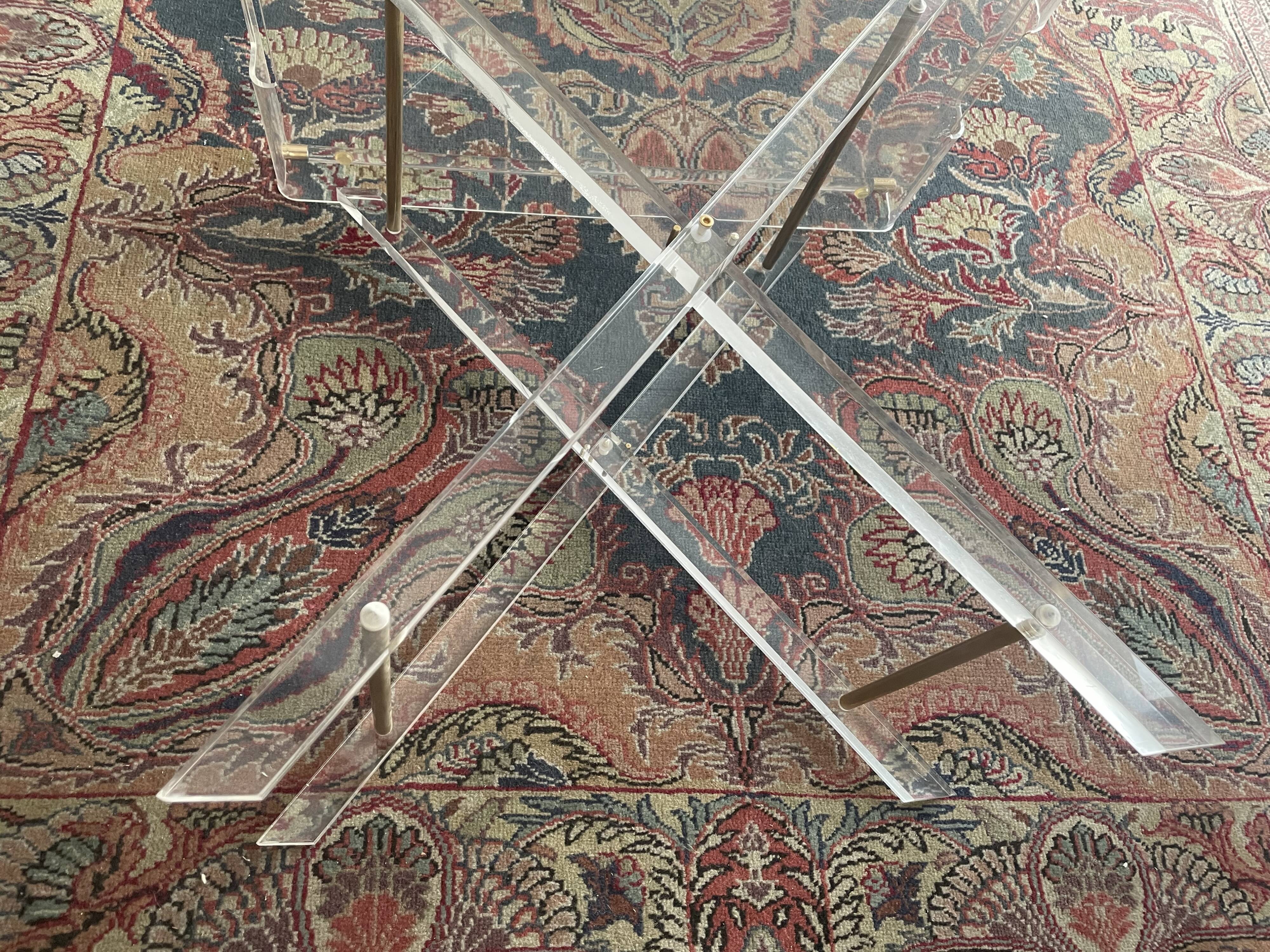 Small side table in Plexiglas 1970