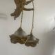 Angel chandelier, old art deco cherub 1930