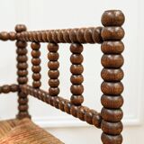 Chaise en chêne rustique