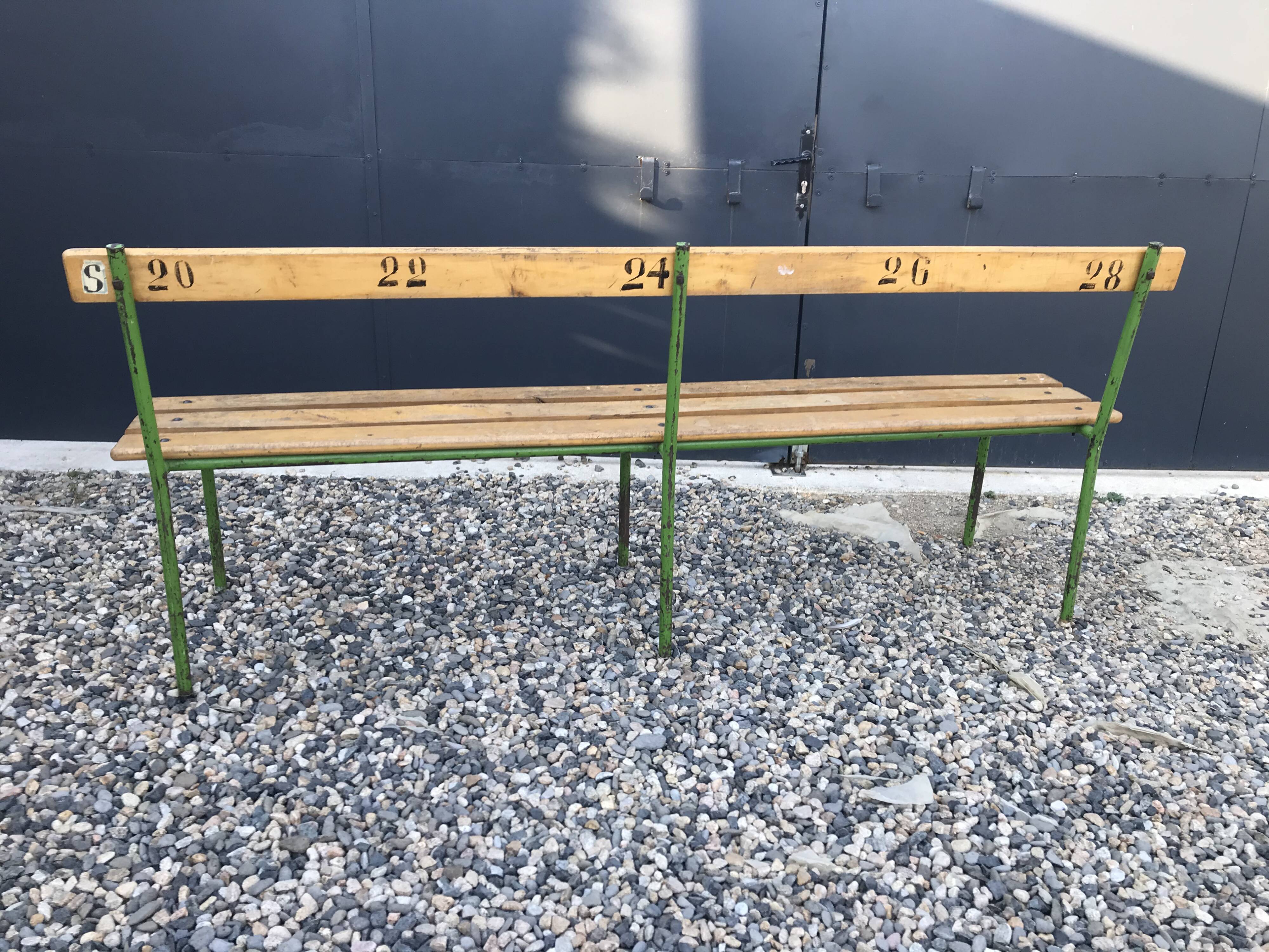 School bench 50s