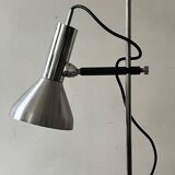 Articulated desk lamp in chrome metal, Lita France 1970