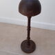 Wooden hat holder turned
