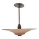 Ceiling lamp in Art Deco marble glass