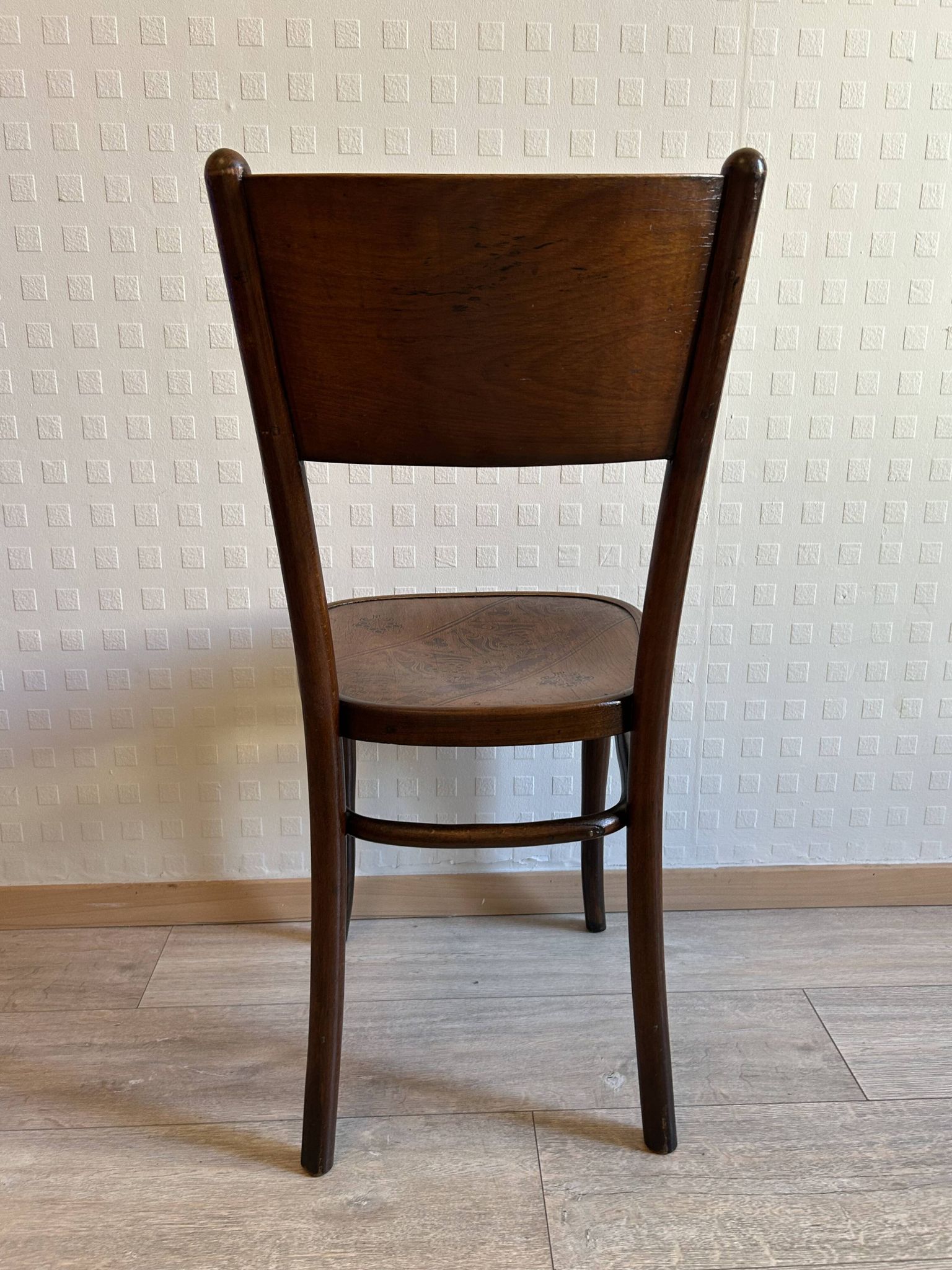 6 antique chairs Jacob & Josef Kohn – Vienna – Decorated bent wood – Style