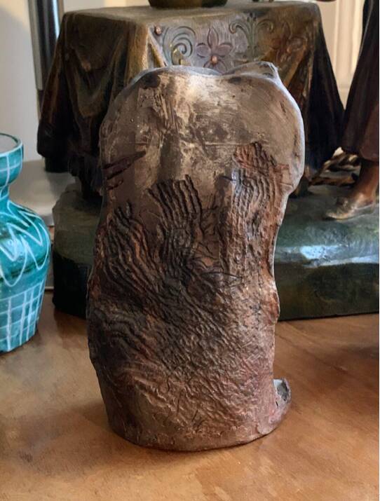 Ceramic soliflore - Brutalist - shaped piece