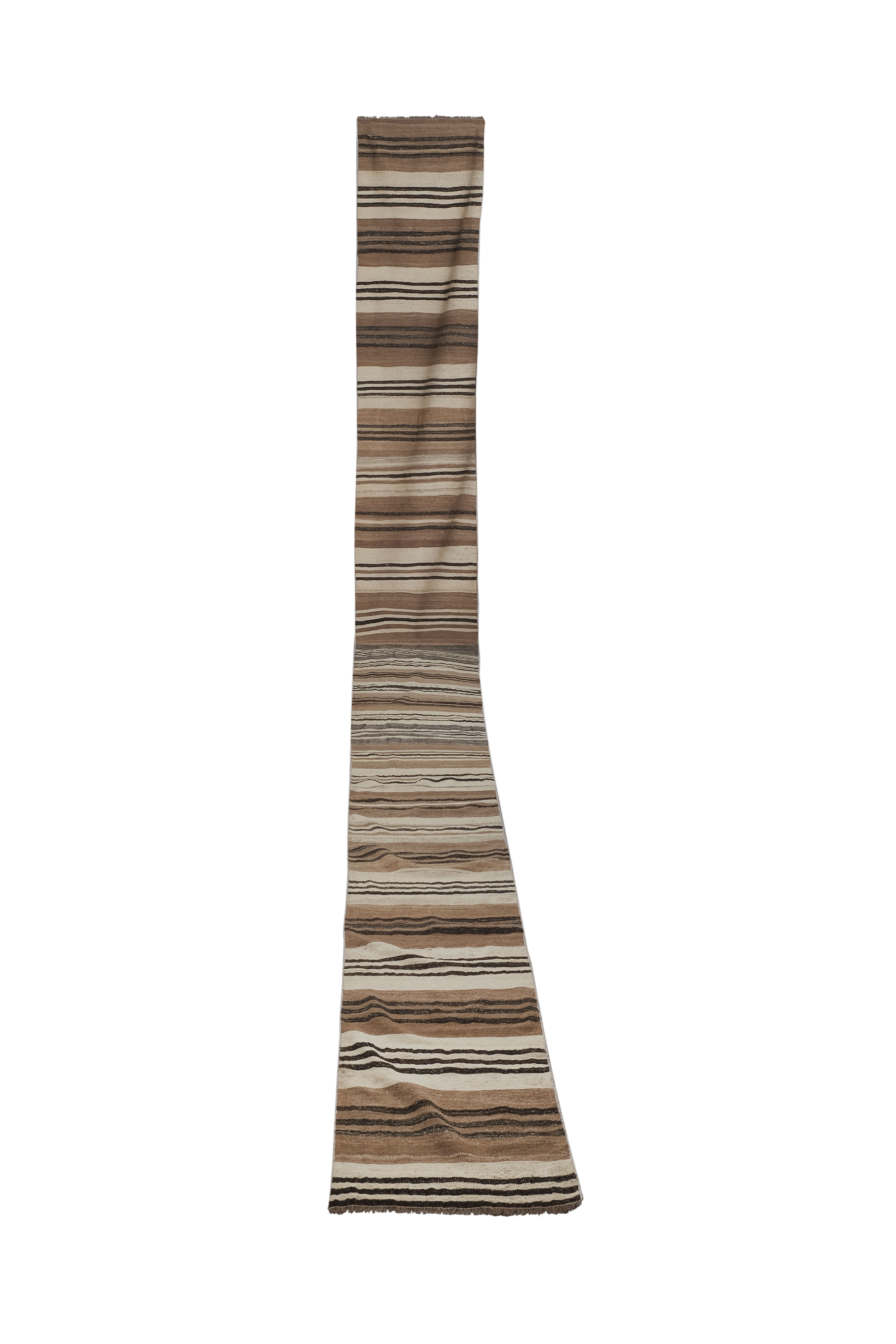 Vintage Turkish Extra Long Kilim Runner Rug - Stair Runner