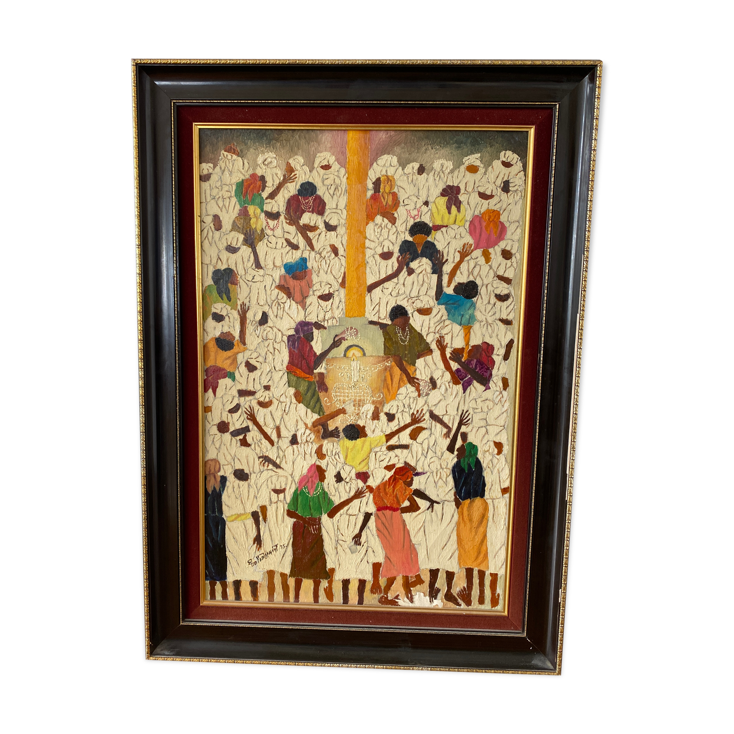 Haitian naive painting from 1975