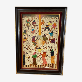 Haitian naive painting from 1975