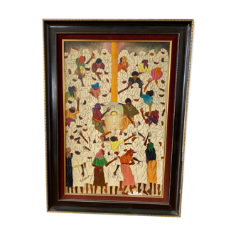 Haitian naive painting from 1975