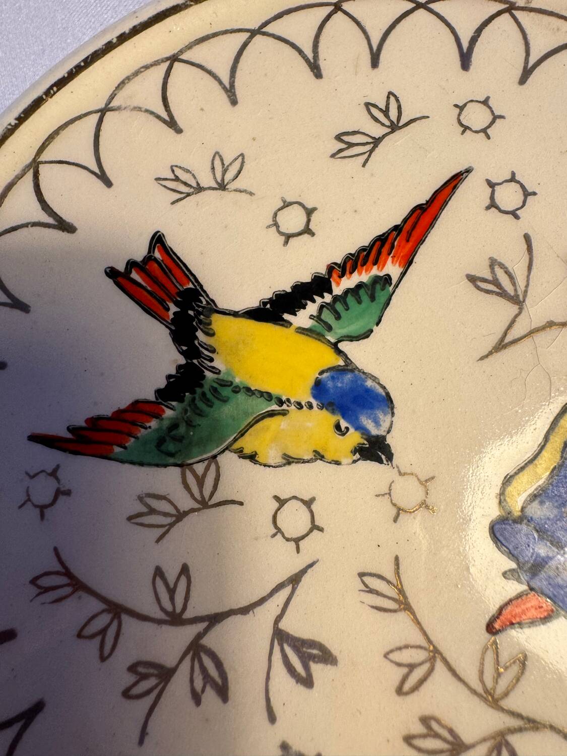 Bottle coaster, Longwy, 20th century