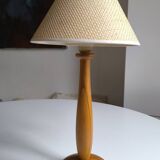 Table lamp in turned wood 1960