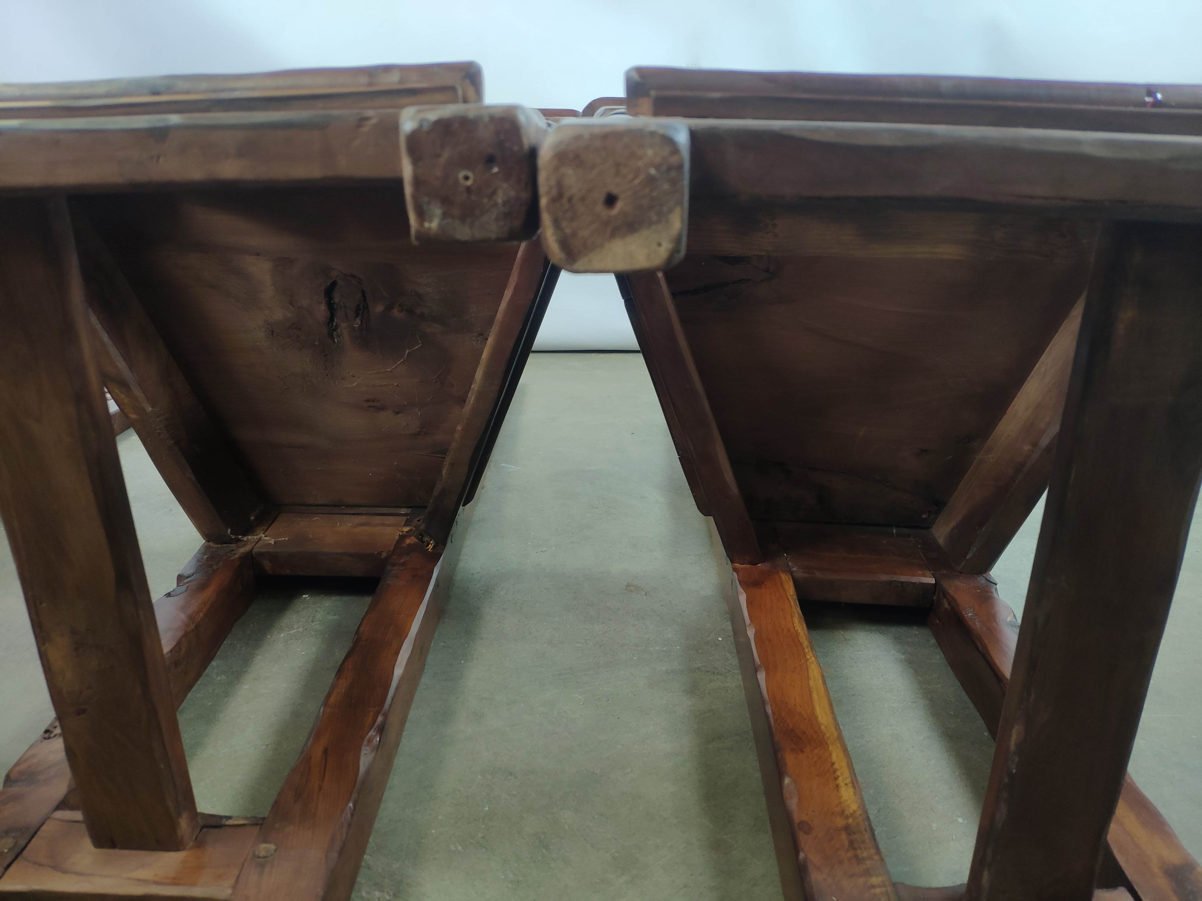 Renaissance moulded walnut chairs