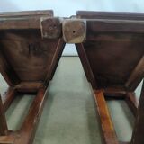 Renaissance moulded walnut chairs