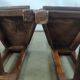 Renaissance moulded walnut chairs