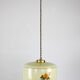 Vintage glass pendant light