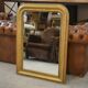 Mercury mirror from the Louis Philippe period, gilded with gold leaf, 19th century.