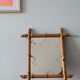 Miroir vintage bambou
