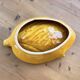 Large ceramic “corn” dish