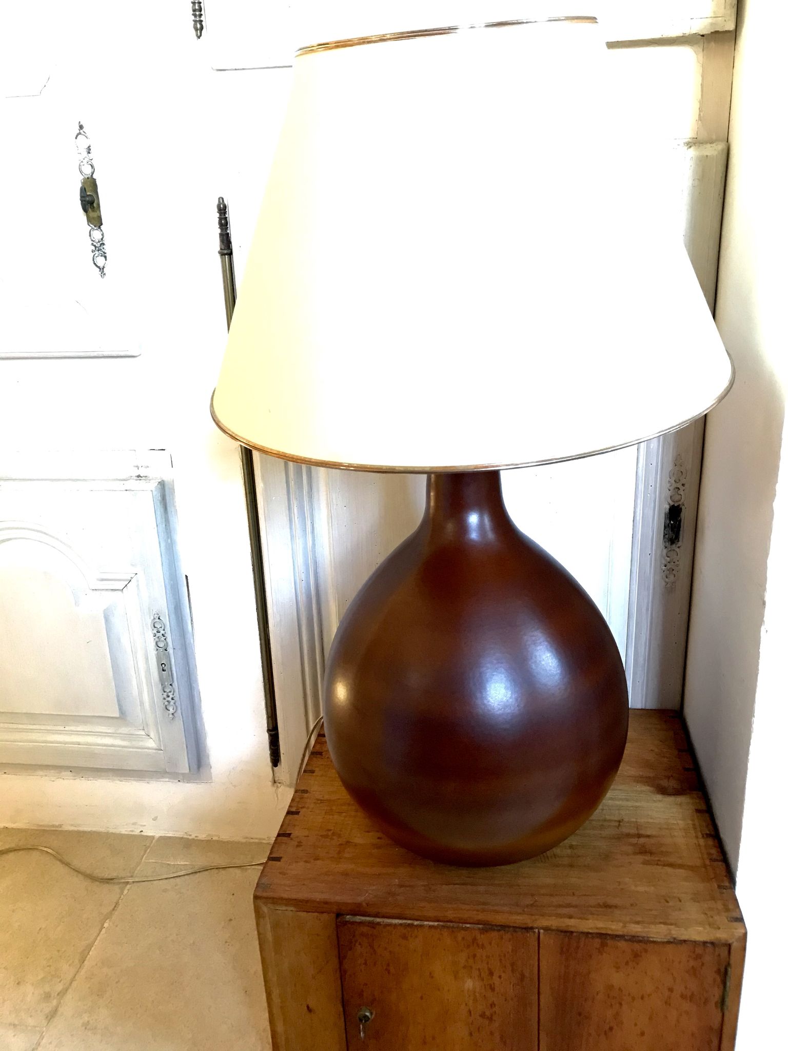Lampe en céramique vintage