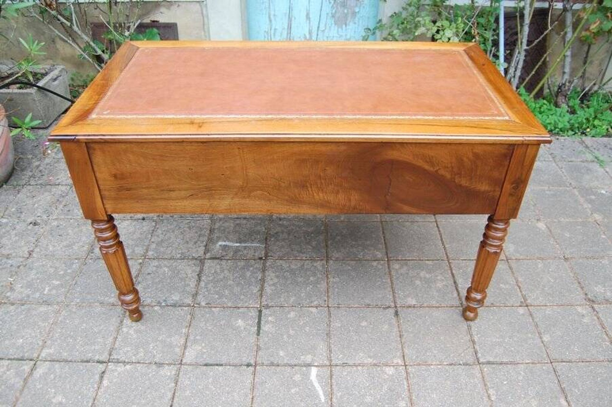 19th century Louis Philippe period walnut desk