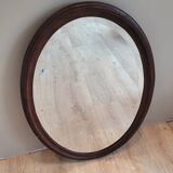 Miroir 58x84 ovale bois 1950