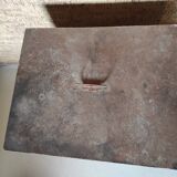 Small pantry cabinet in vintage wood mesh