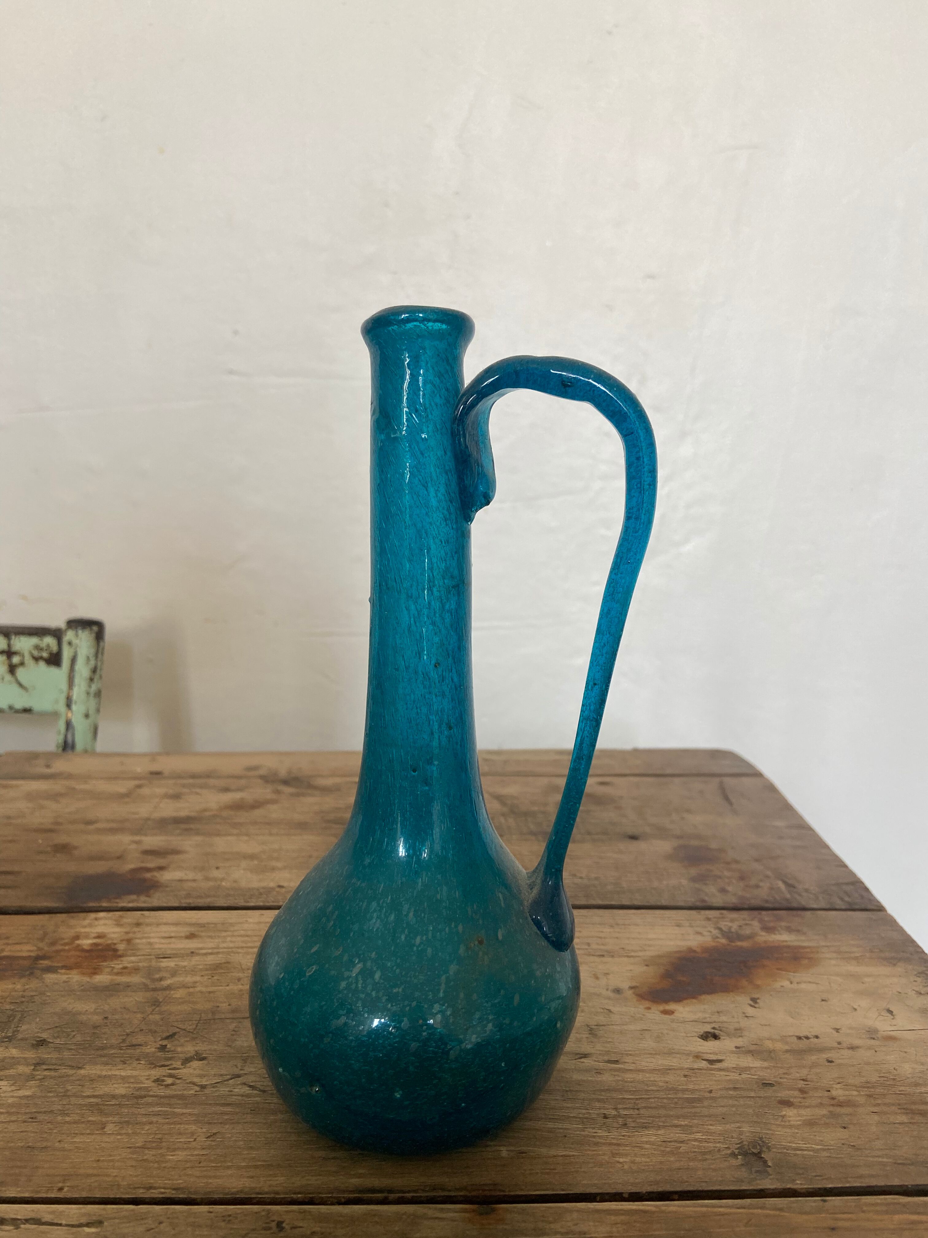 Vintage bubble glass vial