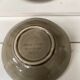 Lot de 2 petits plats apéritifs grès gris bleuté Pornic